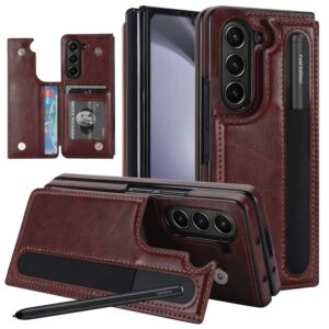 Luxury Leather Wallet Case for Samsung