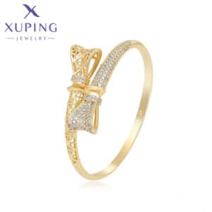 Xuping 14k Gold Bracelet Bangles for Women - Elegant Gift