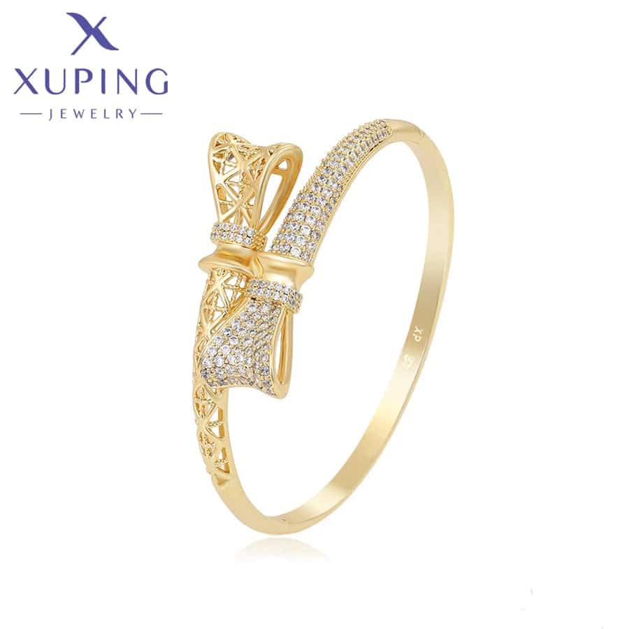 Xuping 14k Gold Bracelet Bangles for Women - Elegant Gift