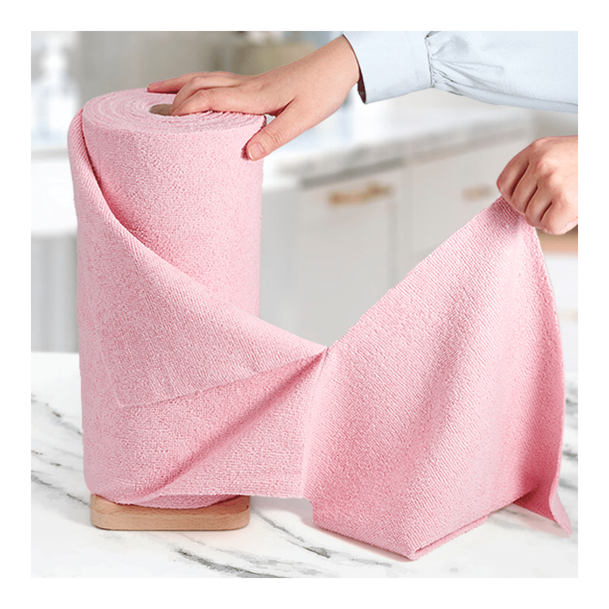 Washable Reusable Microfiber Towel Roll – 25×25cm Tear-Away Cleaning Cloth for Home & Car - Image 6