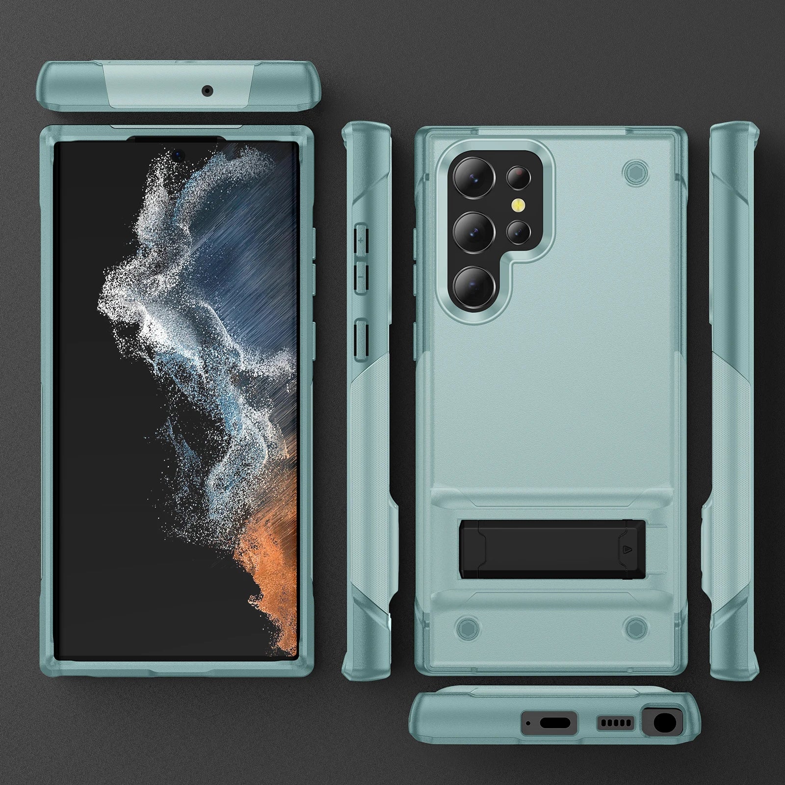 Rugged Shockproof Phone Case for Samsung S23/S23+/Ultra/A34/M30s