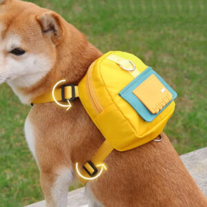 Custom Logo Dog Treat Training Backpack with Leash Pocket