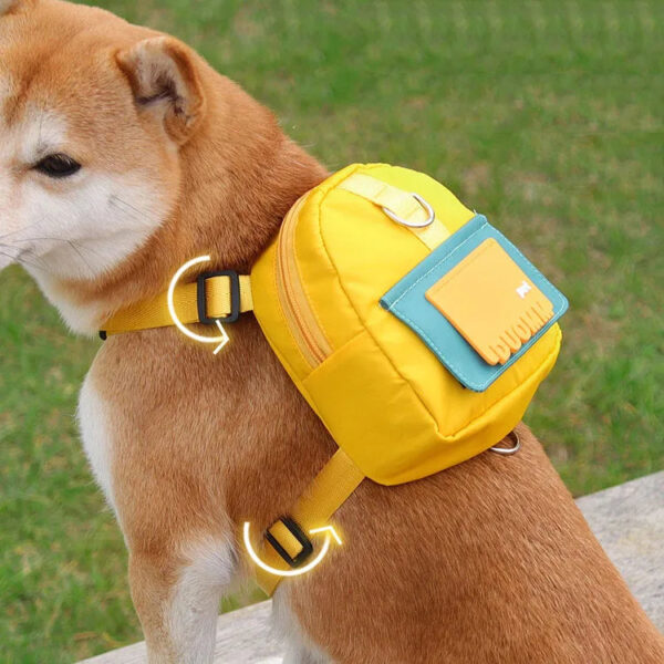 Custom Logo Dog Treat Training Backpack with Leash Pocket