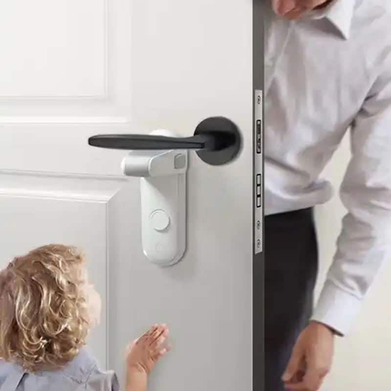 New Little Chicks Child Safety Door Handle Lock – Easy Install Baby Proof Lever Lock - Image 5