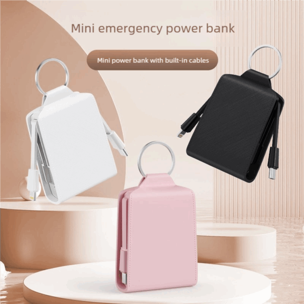 Mini Lightweight Power Bank Keychain – 2025 Household Gadget Emergency Phone Charger - Image 4