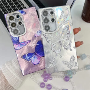Fresh Butter Fly Flower Imd Hard case for Samsung
