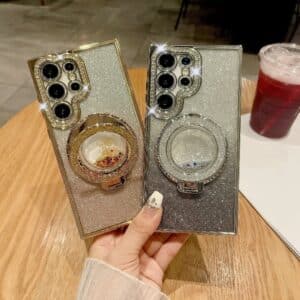 Samsung Galaxy  Glitter Magnetic Case with Stand