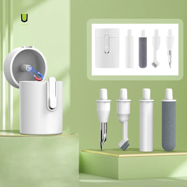 5-in-1 Portable Electronics Cleaning Kit for Airpods & Keyboards - Image 2