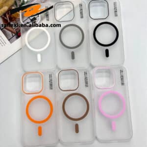 Matte Ultra-Thin iPhone Case with Magnetic Wireless Charging Compatibility
