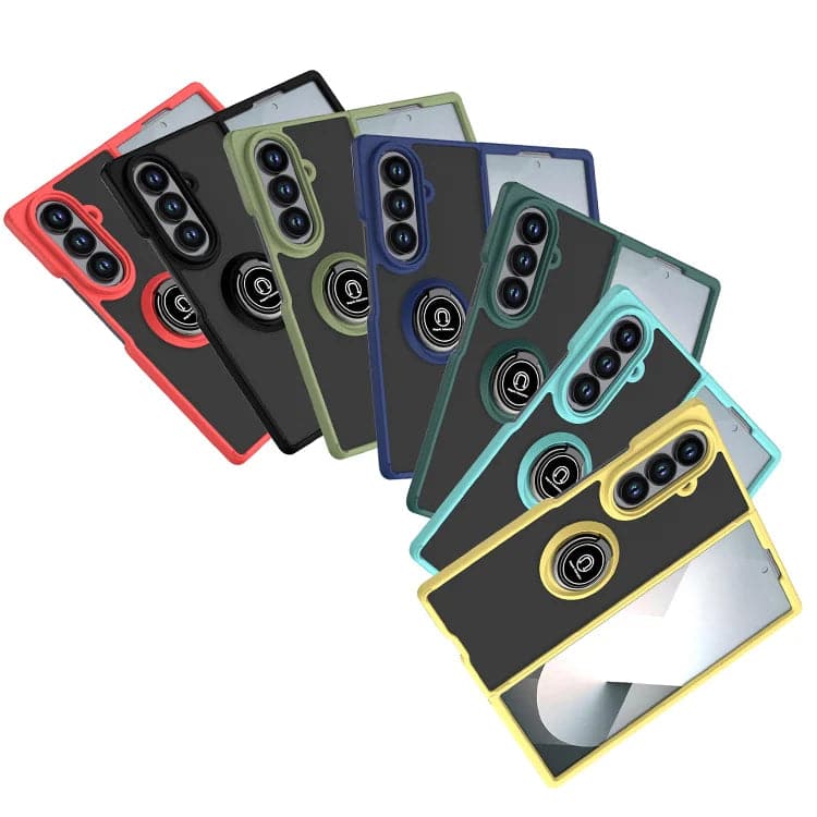 Magnetic Kickstand Case for Samsung Z Fold 3-7 with Ring Holder - Image 2