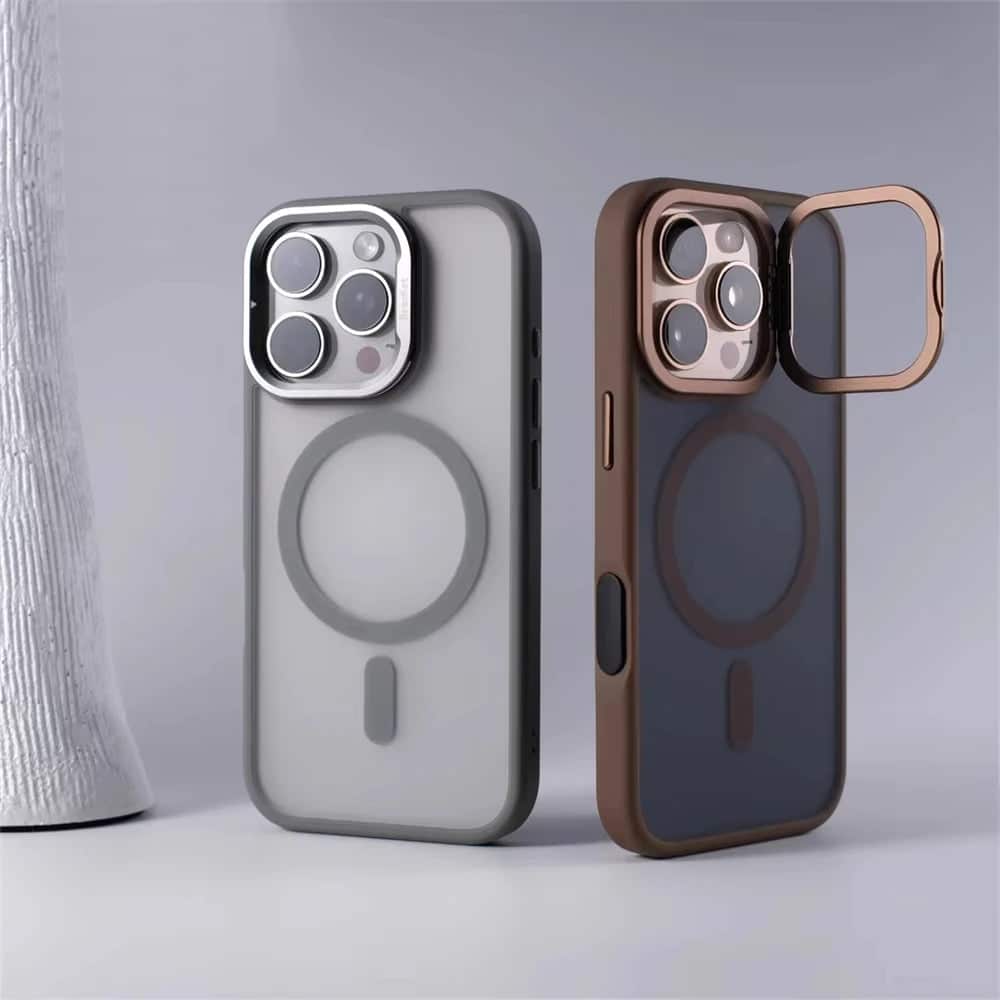 Matte Alloy Wireless Charger Case for iPhone