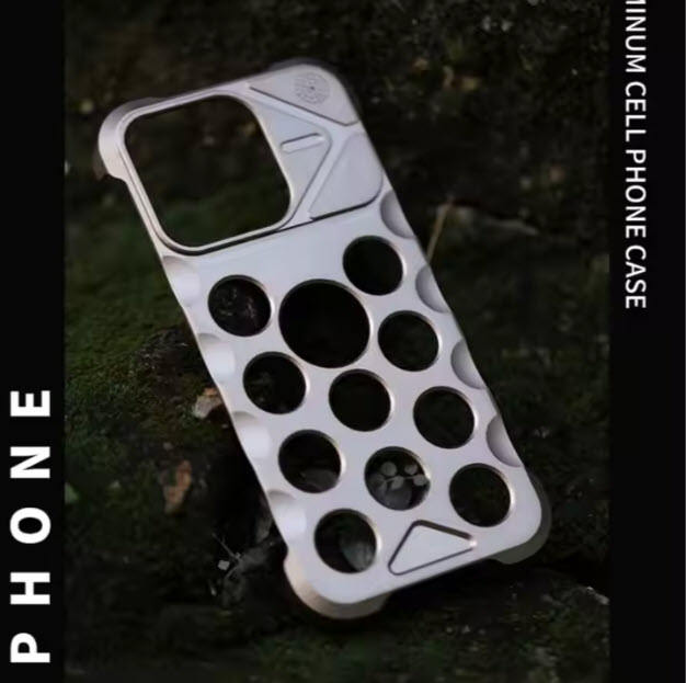 Aluminum Alloy Fragrance iPhone Case – Heat Dissipation, Anti-Scratch, Frameless Cover for iPhone - Image 4