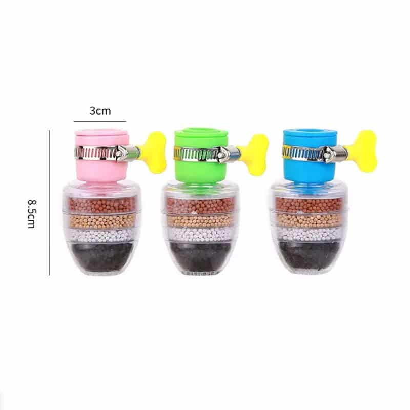 Universal Tap Water Filter Nozzle – 6-Layer Purifier Aerator with Medical Stone & Activated Charcoal - Image 3