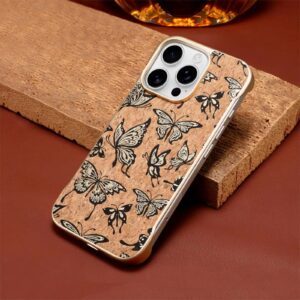 Denior Cork Magnetic Wireless Charging Case for iPhone