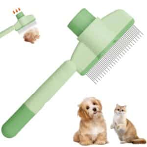 Stainless Steel Pet Grooming Brush for Dogs & Cats