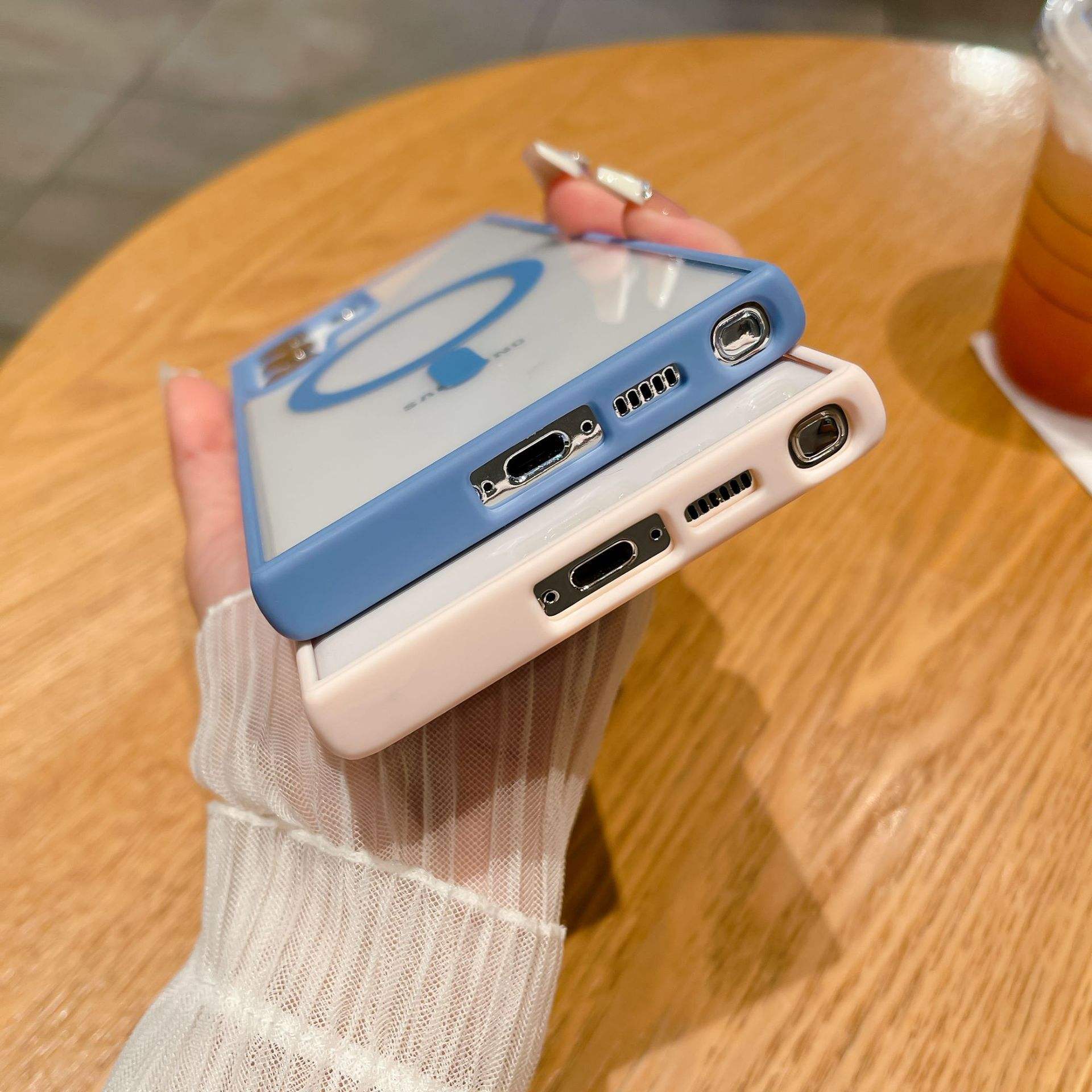 Transparent PC + TPU Case for Samsung – Clear Shockproof Slim Protective Cover - Image 5
