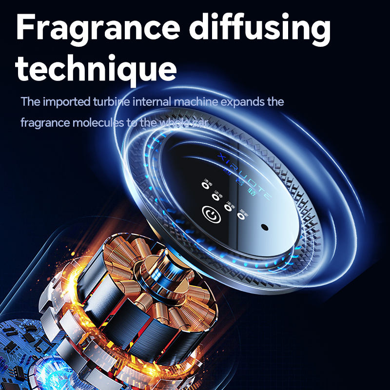 Car Aroma Spray Diffuser – Cloud Landscape Design, Lasting Fragrance, Ambient Light - Image 4