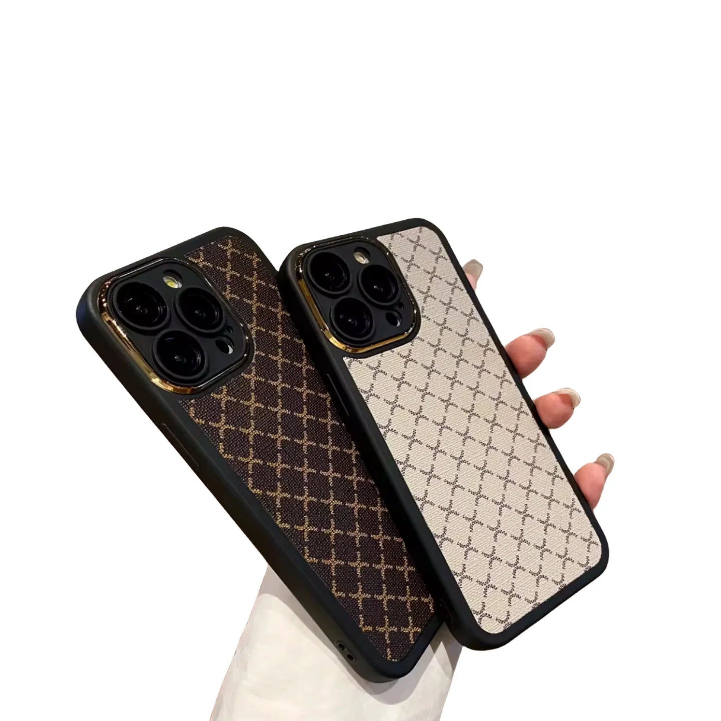 Geometric Leather Case for iPhone
