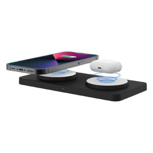 15W Magnetic 2-in-1 Wireless Charger
