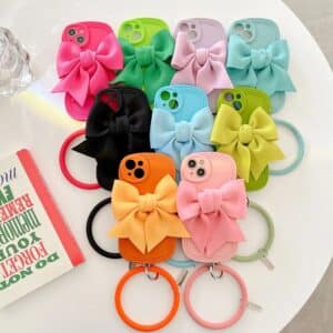 Wave Edge Bow Tie Phone Case for iPhone