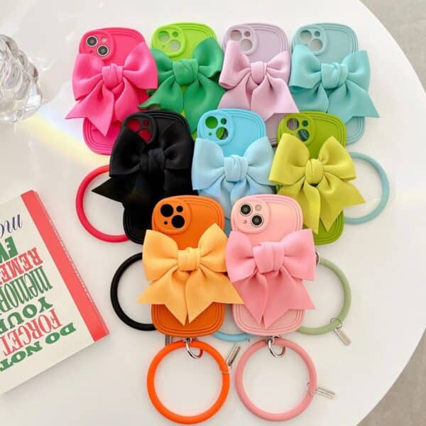 Wave Edge Bow Tie Phone Case for iPhone