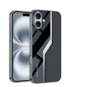 iPhone Electroplated PU Leather Case