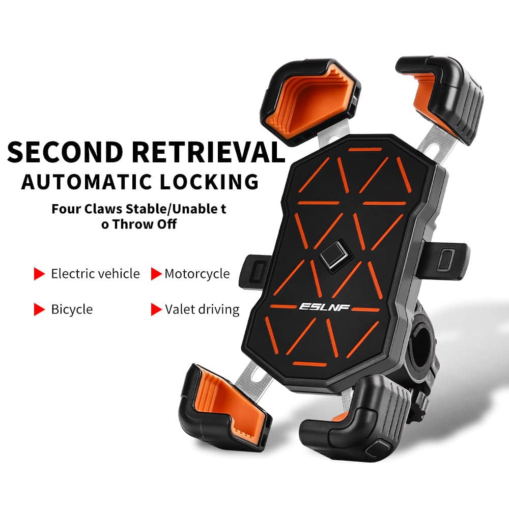 Universal 360 Degree Bike Phone Mount – Quick Release Holder for Motorcycles & Bicycles - Image 2