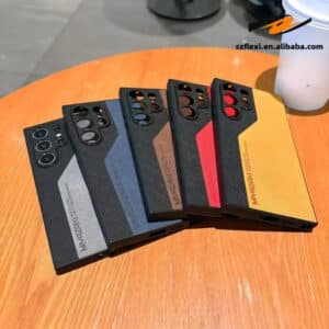 Matte PU Leather Case for Samsung Galaxy  Shockproof Cover