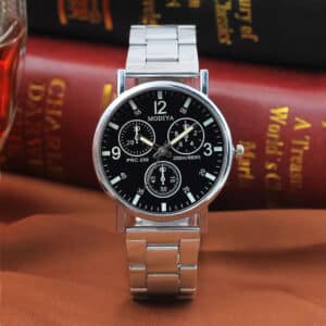 Men's Luxury Sports Quartz Watch, 38mm Alloy Case
