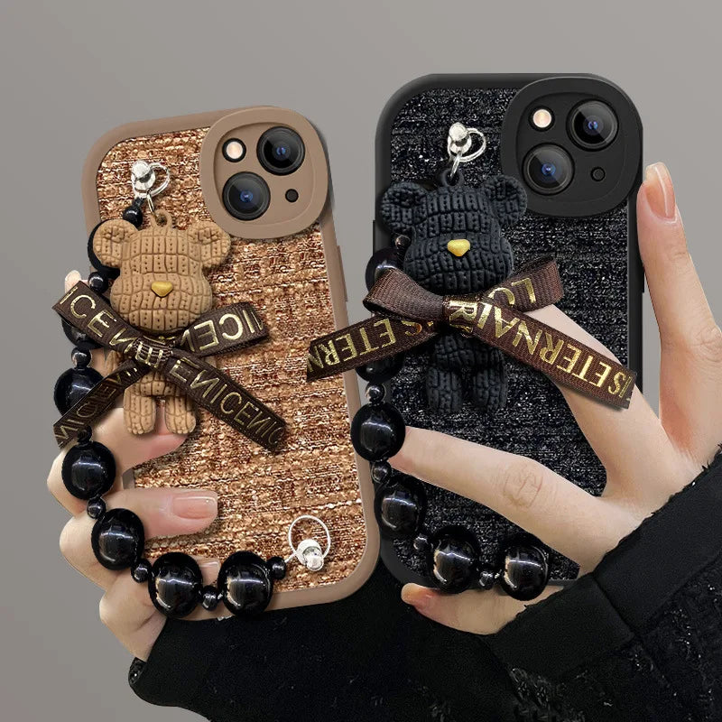 Bear Design TPU iPhone Case