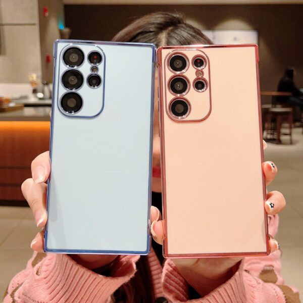 Luxury Plating Shockproof Soft TPU Phone Case for Samsung - Image 5