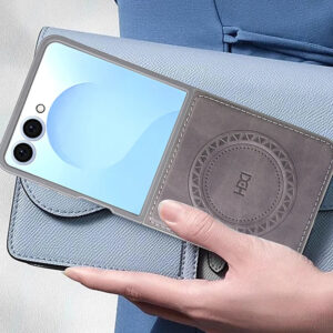 Luxury PU Leather Case for Samsung Galaxy Z Flip 3-7