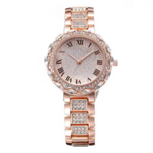 Gypsophila Diamond Quartz Watch with Roman Numerals