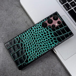Genuine Leather Stripe Case for Samsung