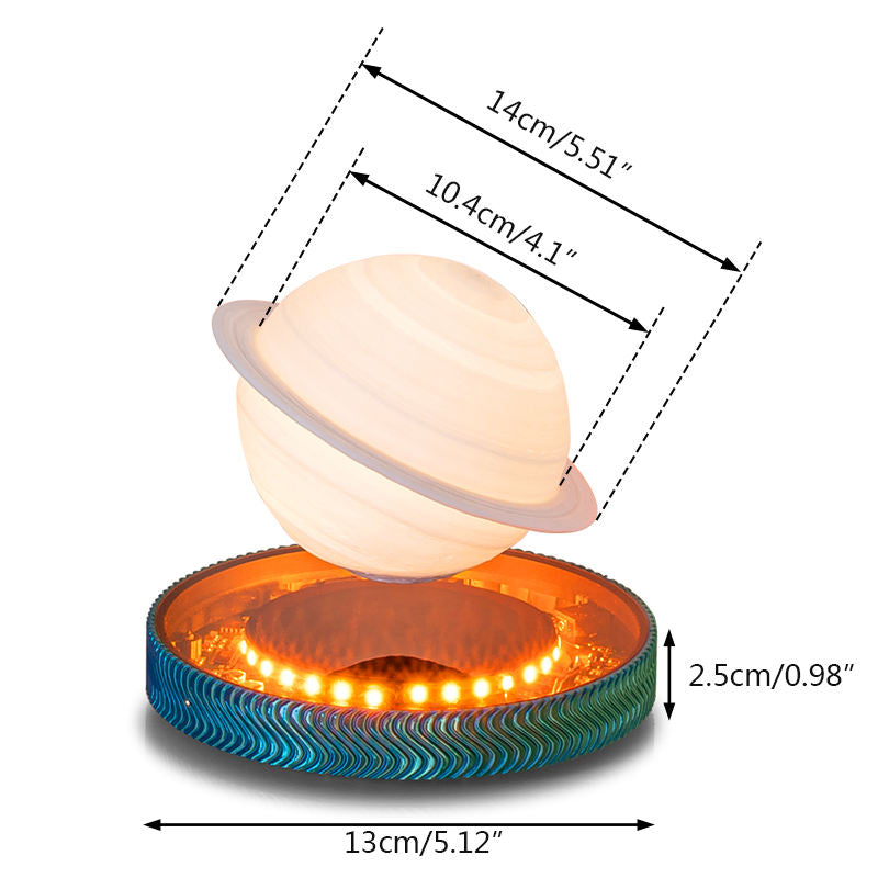 HCNT Magnetic Levitation 3D Saturn Lamp – Floating LED Night Light Desk Lamp Personalized Gift - Image 5