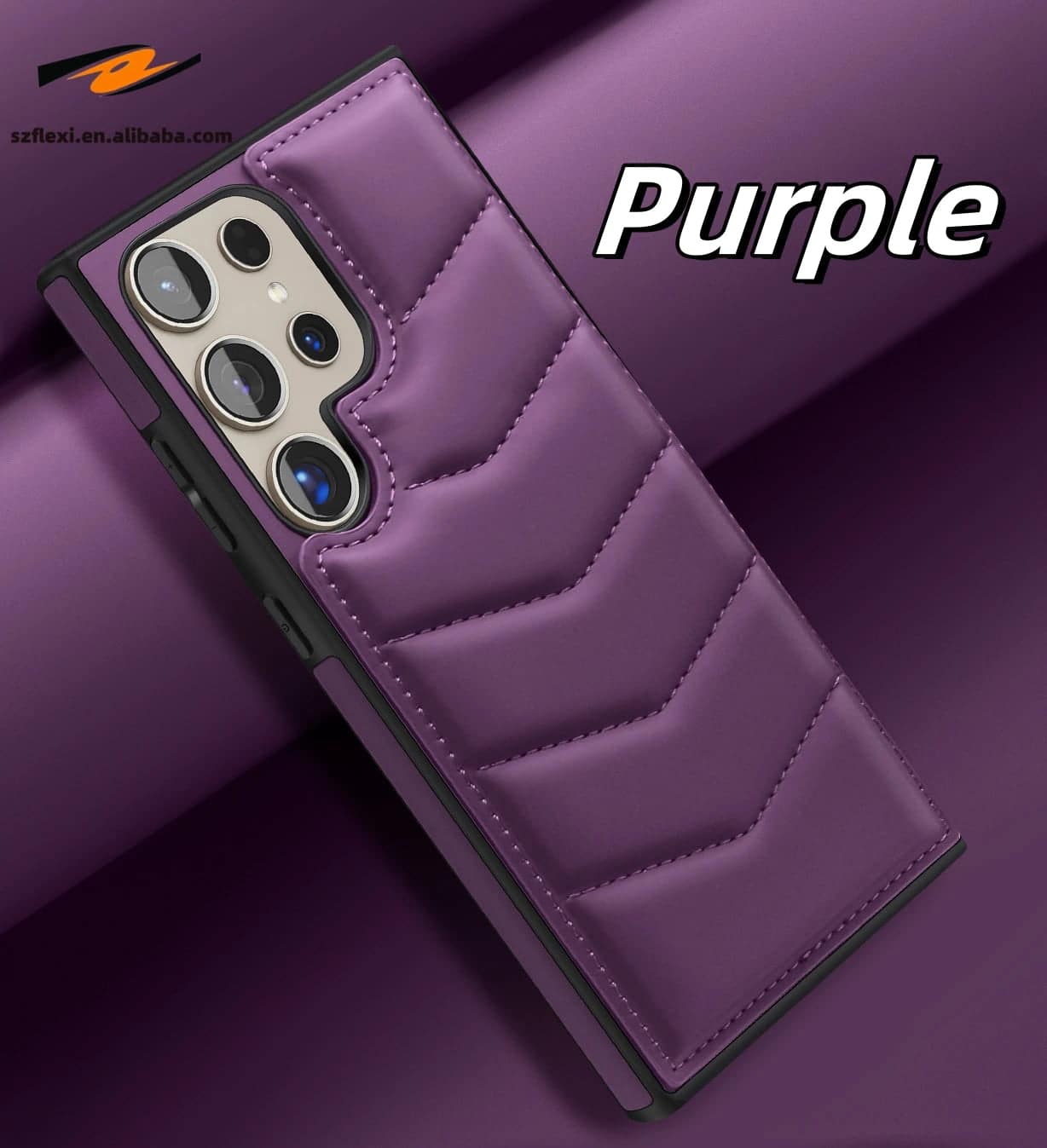 Magnetic Leather Phone Case with Card Holder for Galaxy
