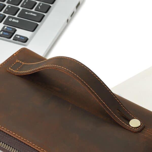 Men’s Genuine Cowhide Leather Handbag - Image 3