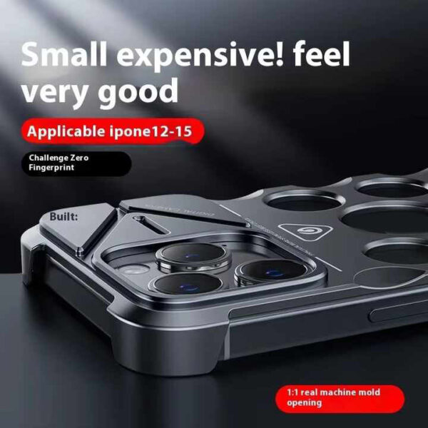Aluminum Alloy Fragrance iPhone Case – Heat Dissipation, Anti-Scratch, Frameless Cover for iPhone - Image 5