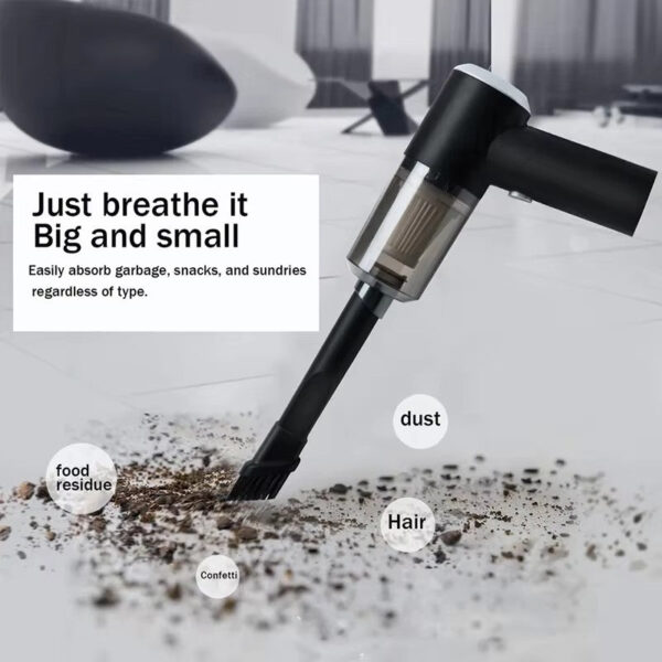 Super High-Power Wireless Car Vacuum Cleaner – Portable & Handheld - Image 2