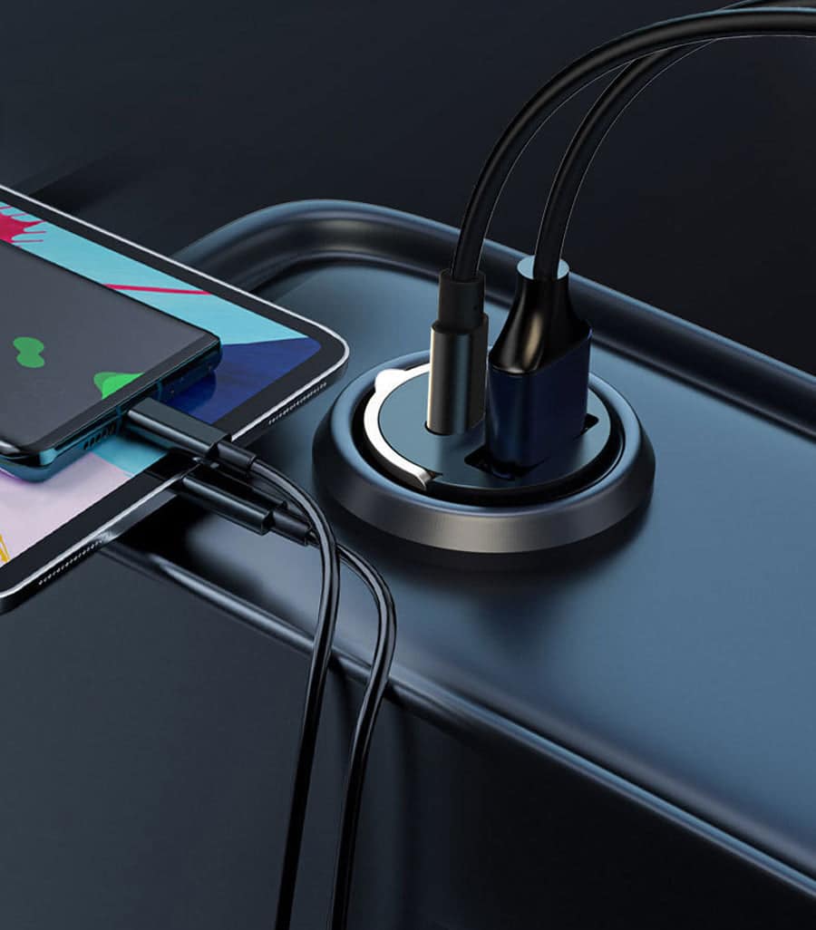 Mini 2-in-1 100W Fast Car Charger⚡ - Image 4